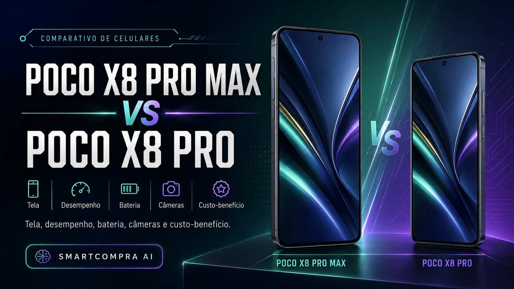 POCO X8 Pro Max vs POCO X8 Pro: qual escolher?
