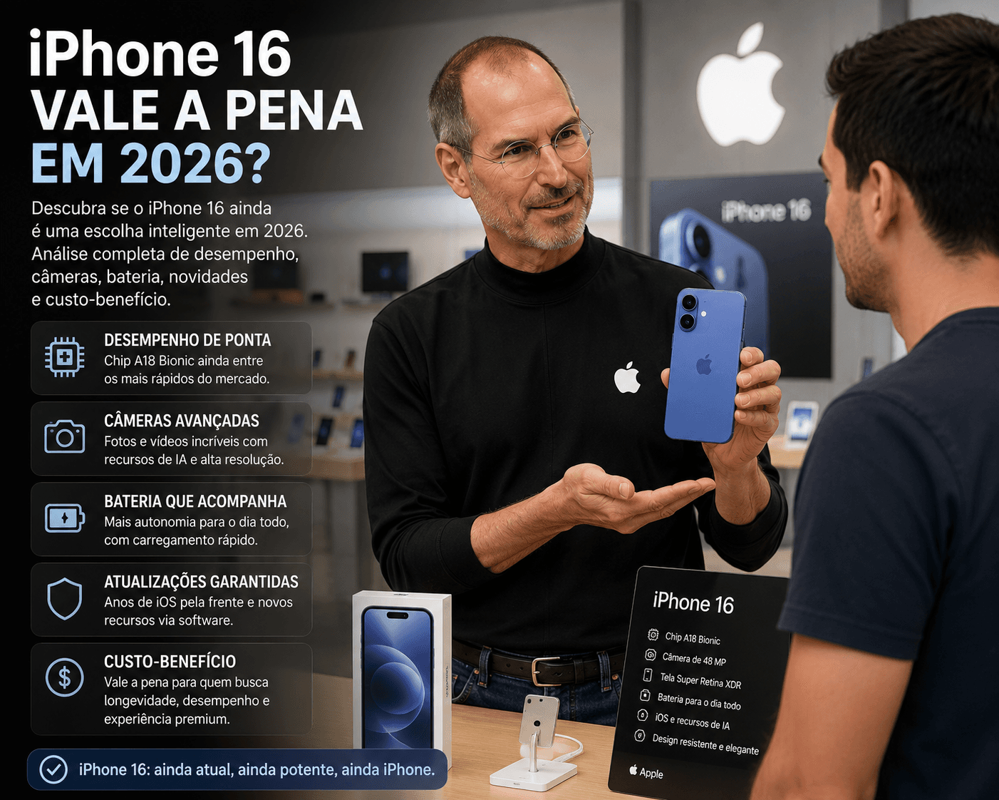 iPhone 16 vale a pena em 2026?