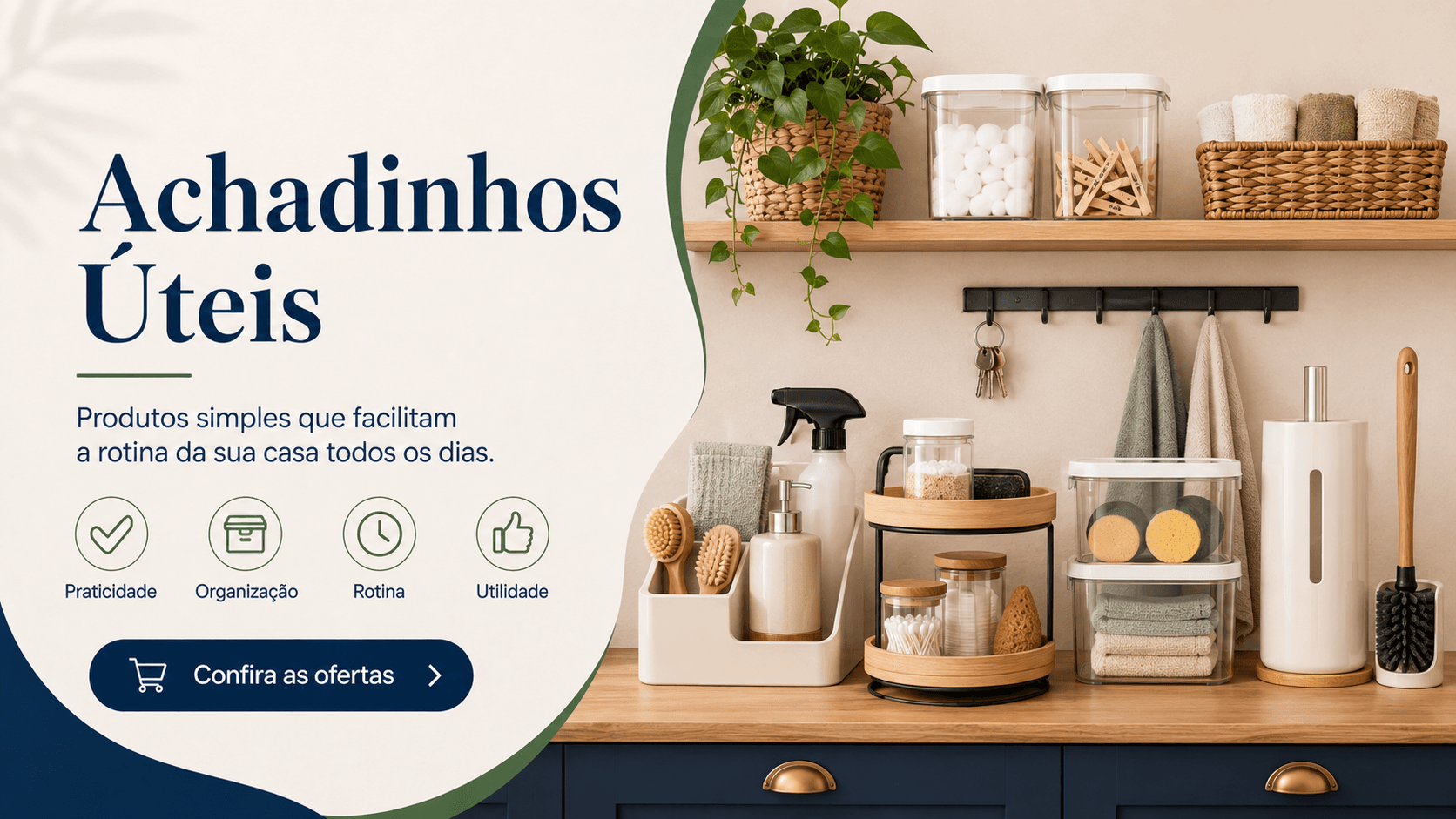 Achadinhos úteis para casa e cozinha no SmartCompra AI
