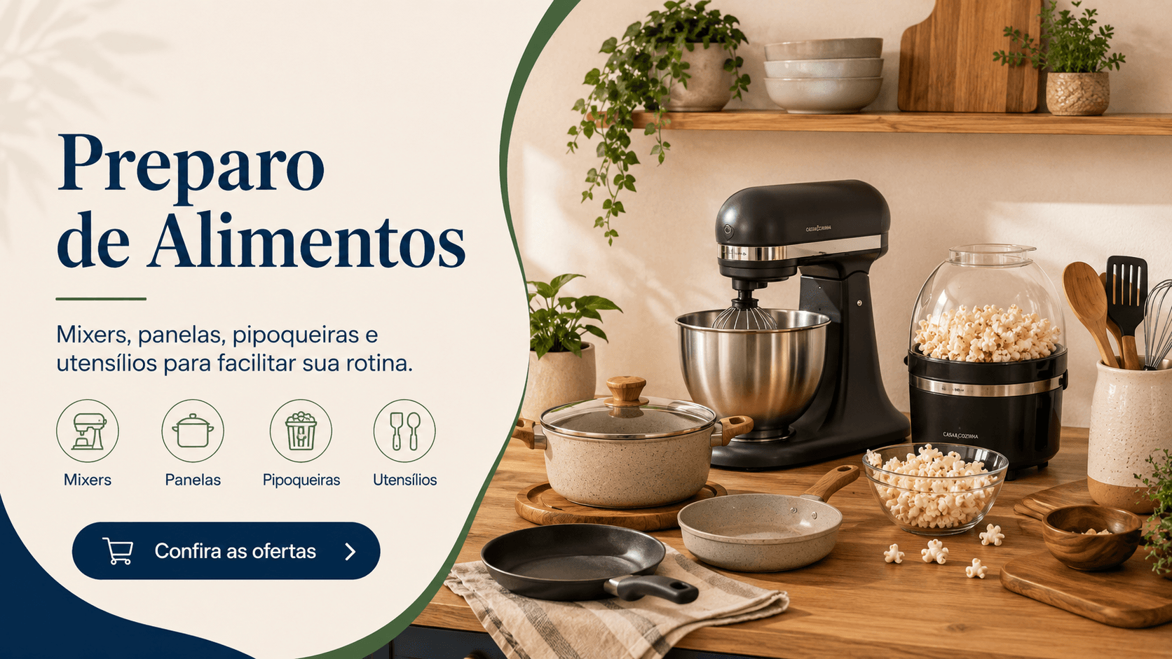 Preparo de alimentos no SmartCompra AI