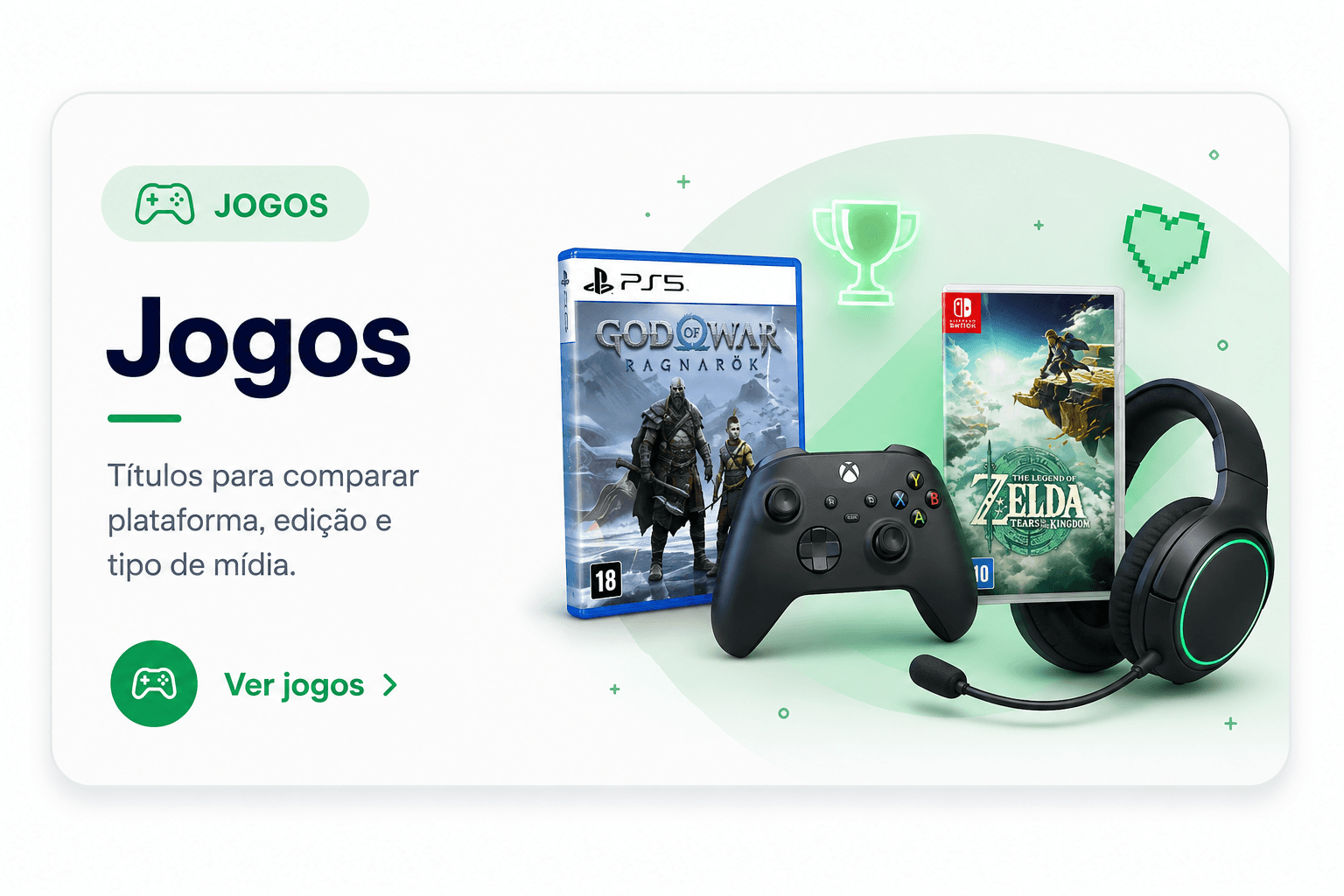 Jogos para comparar no SmartCompra AI